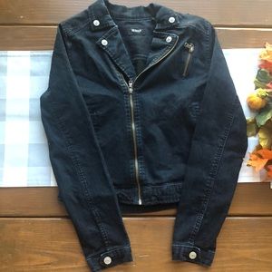 Hudson Girls Soft Black Denim Jacket
